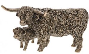 Yak and Baby Yak Sculpture